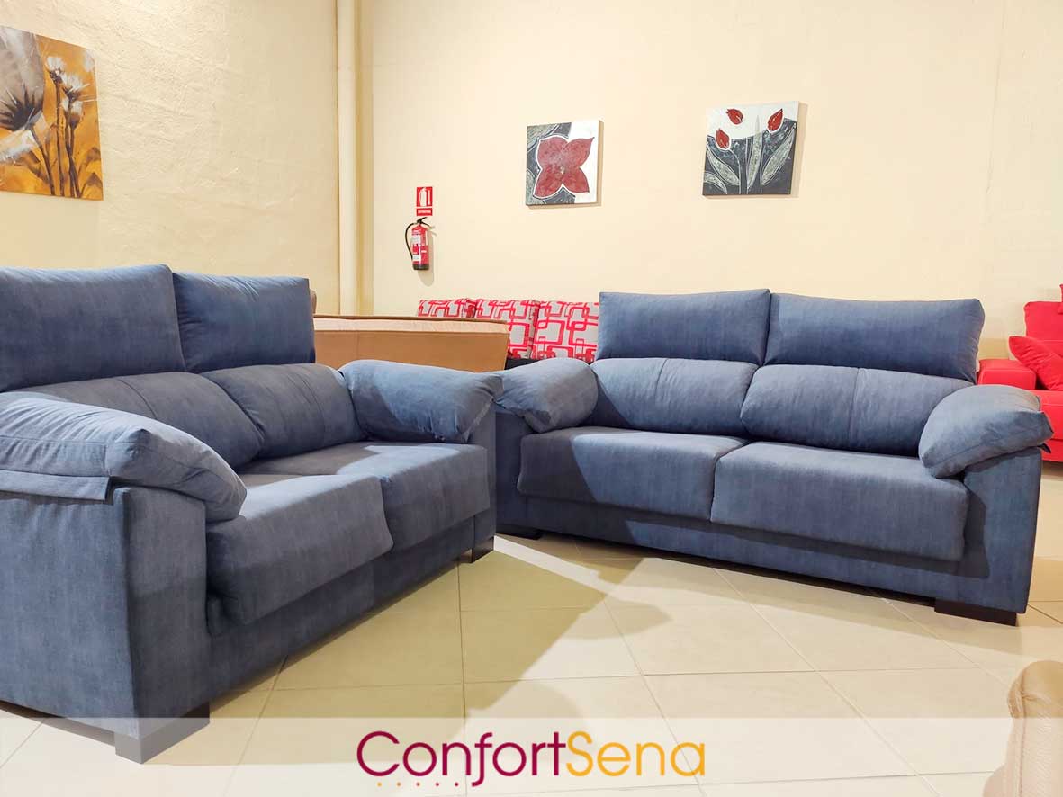 conjunto de sofá tres más dos plazas en oferta en Granada