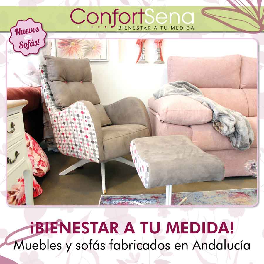 sillón y puff en Granada en nuestras tiendas ConfortSena